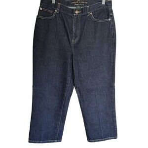Lauren Ralph Lauren Women's Size 8 Stretch Denim Crop Mid Calf Jeans Pants